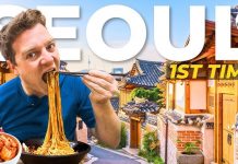 His first South Korea experience!