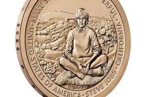 Steve Jobs 1 Dollar Coin