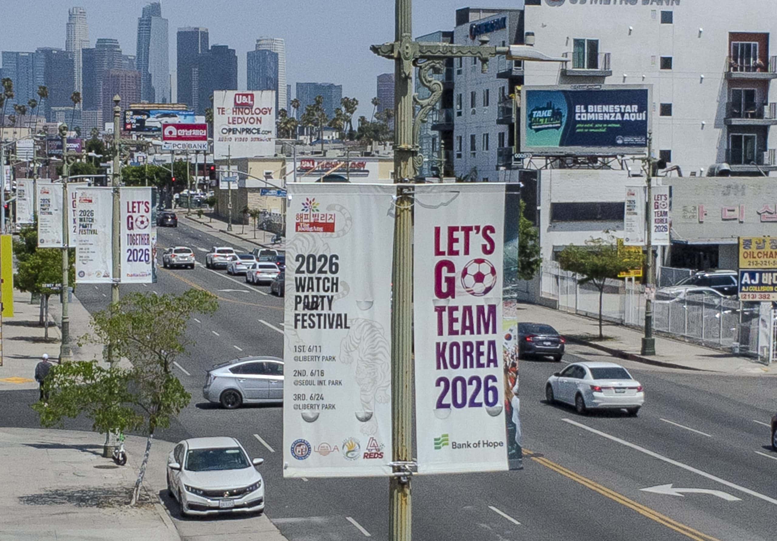 Koreatown World Cup Banners