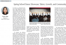 Spring School Dance Showcase: Talent, Growth, and Community