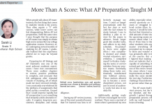 More Than A Score: What AP Preparation Taught Me