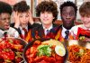 British Highschoolers try Korean Food for the first time!
