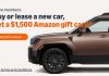 Get a $1,500 Amazon Gift Card with New Car Purchase from Amazon Autos Amazon Autos