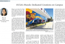 OCSA’s Murals: Dedicated Creations on Campus
