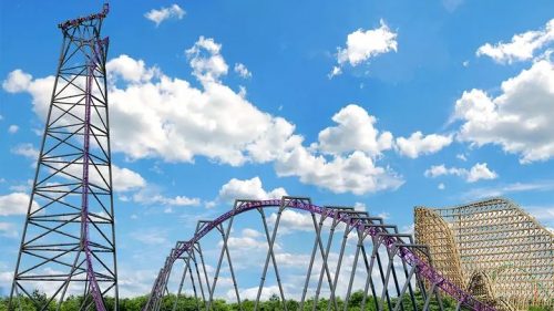 Six Flags Bakunawa roller coaster