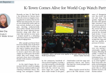 K-Town Comes Alive for World Cup Watch Party