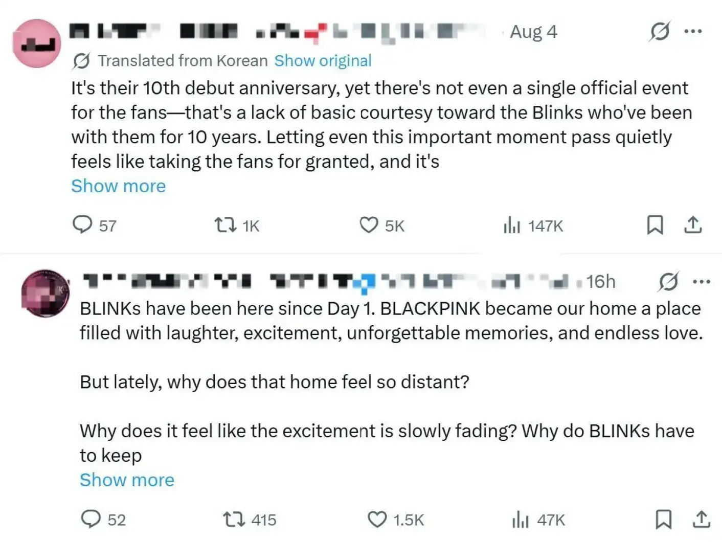BLACKPINK 10th Anniversary Fan Backlash