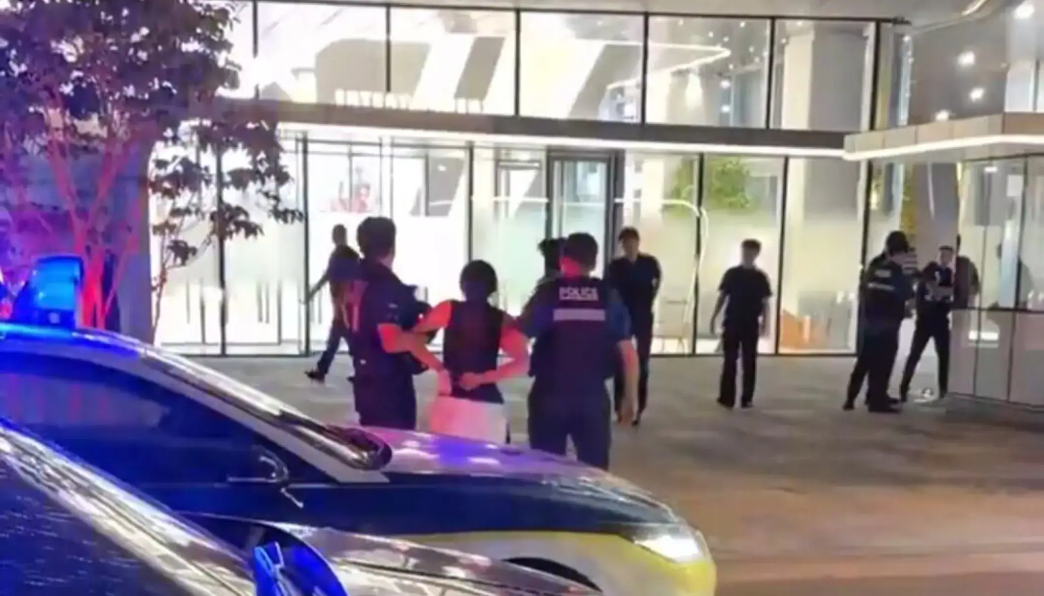 Woman Arrested YG Entertainment Golf Club Attack