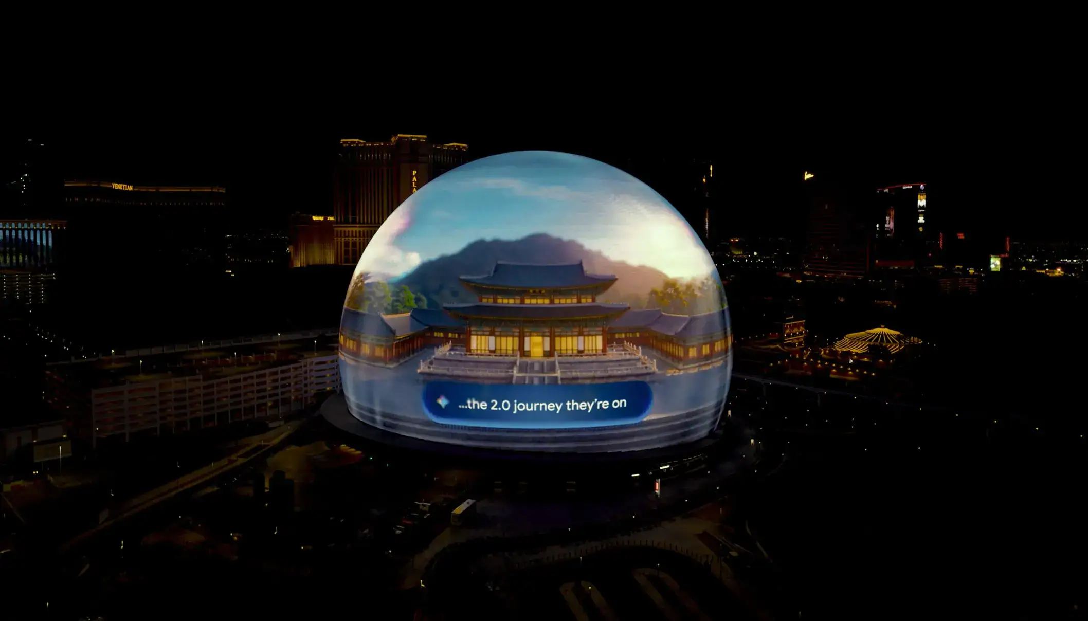 BTS Google Gemini Las Vegas Sphere