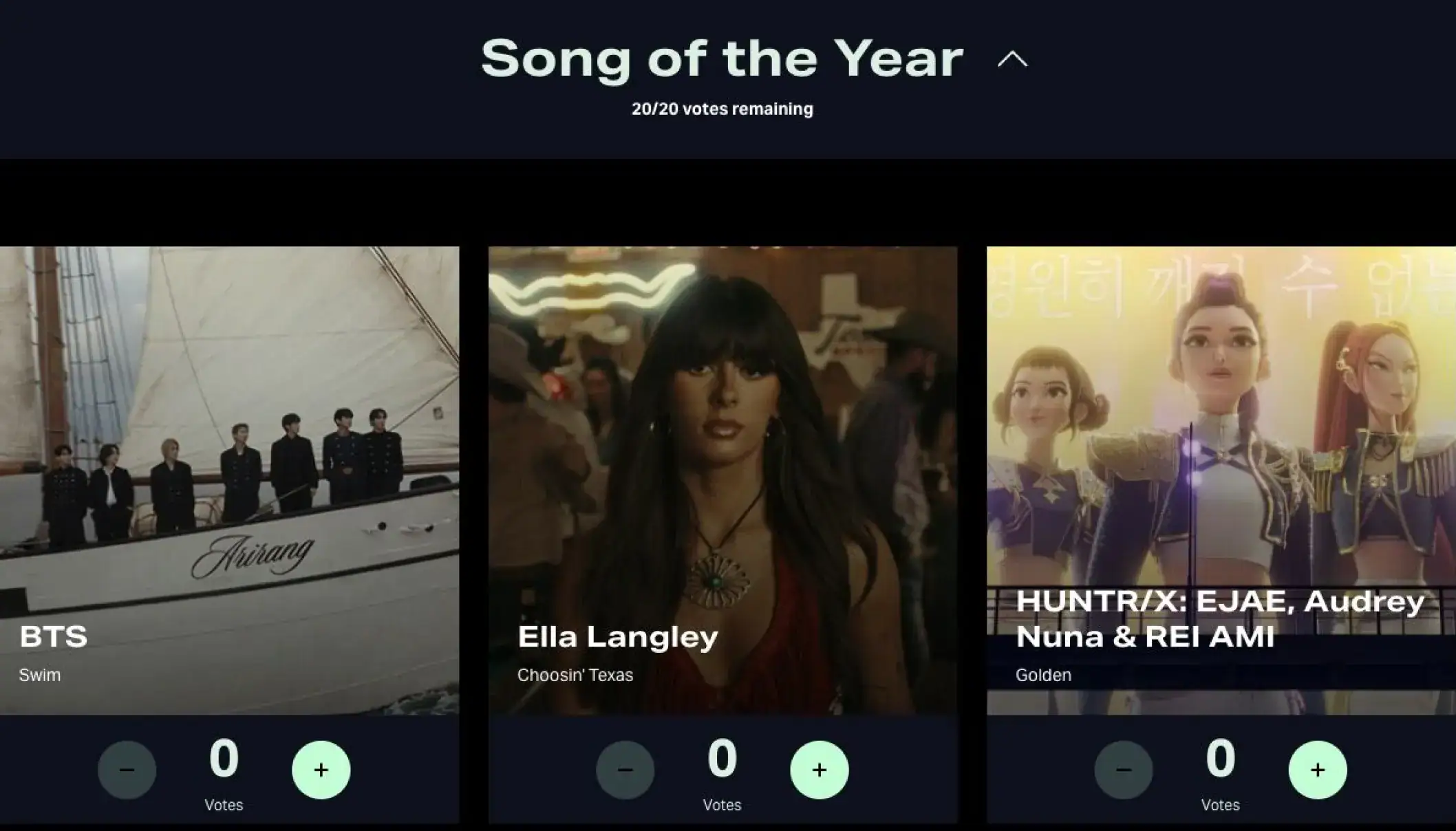 K-pop 2026 MTV VMAs nominations