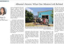 Albania’s Streets: What One Mission Left Behind