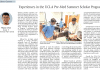 Experiences in the UCLA Pre-Med Summer Scholar Program