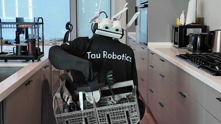 Humanoid Robot House Cleaning