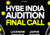 HYBE India Audition — Bang Si-hyuk Expands to 23 Cities HYBE India Audition