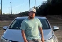 ICE immigration raid — Man pinned under patrol car in Georgia ICE immigration raid