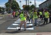 Road safety advocacy — LA residents paint crosswalk after tragedy road safety