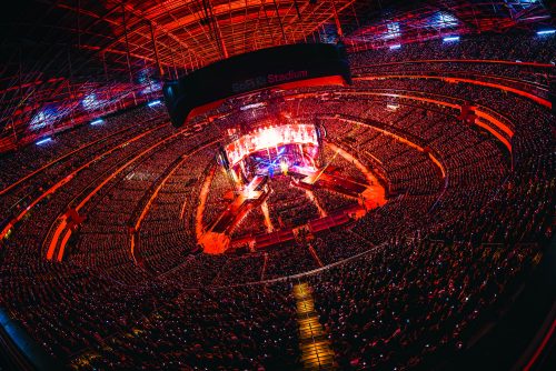 BTS concert in Los Angeles.