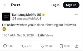 Foldable iPhone Duo Samsung Trolls