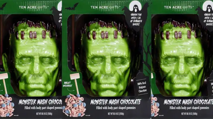 Costco Giant Chocolate Frankenstein Head