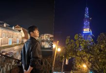 Go Woo-rim Yuna Kim — 4th Anniversary Trip to Sapporo Nightscape Go Woo-rim Yuna Kim